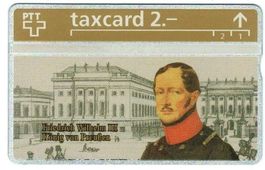 Taxcard 346L_10551 Friedrich Wilhelm III. 2. Auflage ungebr.