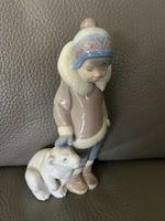 Statua Lladro "bimbo con orsetto" (con difetto)