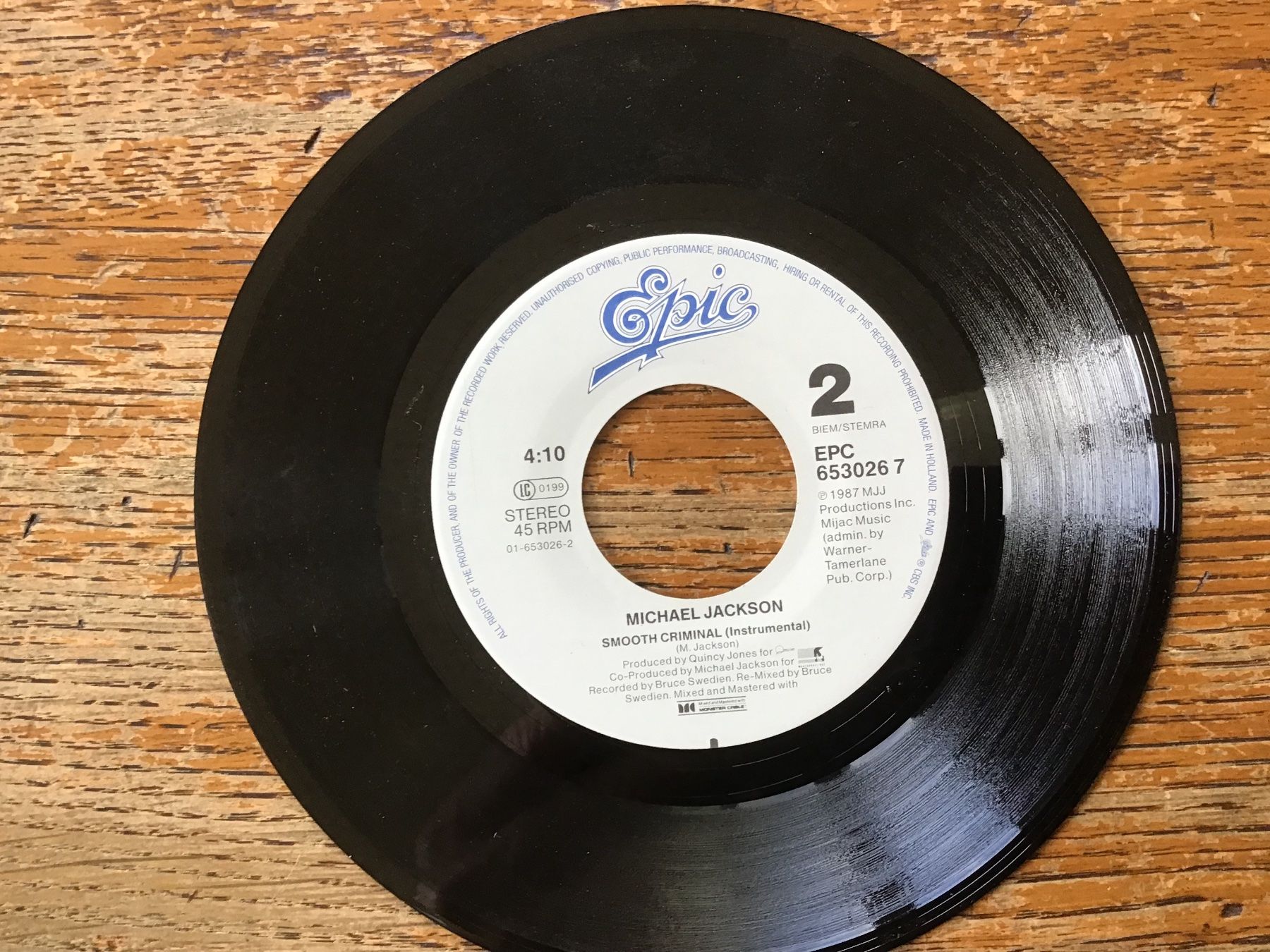 Dischi in vinile: 7’’ SP Michael Jackson – Usato da Fully venduto da Ruby97 3