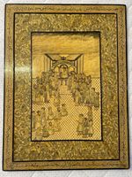 traditionelle Lackmalerei aus Nord-Indien 60x45cm (3)