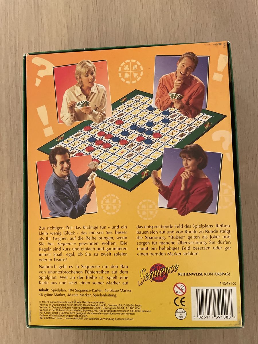 Giochi: Sequence  / Brettspiel – Nuovo (secondo la descrizione) da Richterswil venduto da Wildampfer 1