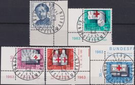 1963, B113-B117 (P.Patria) +Ersttags-Vollstempel +TABS 80.-+