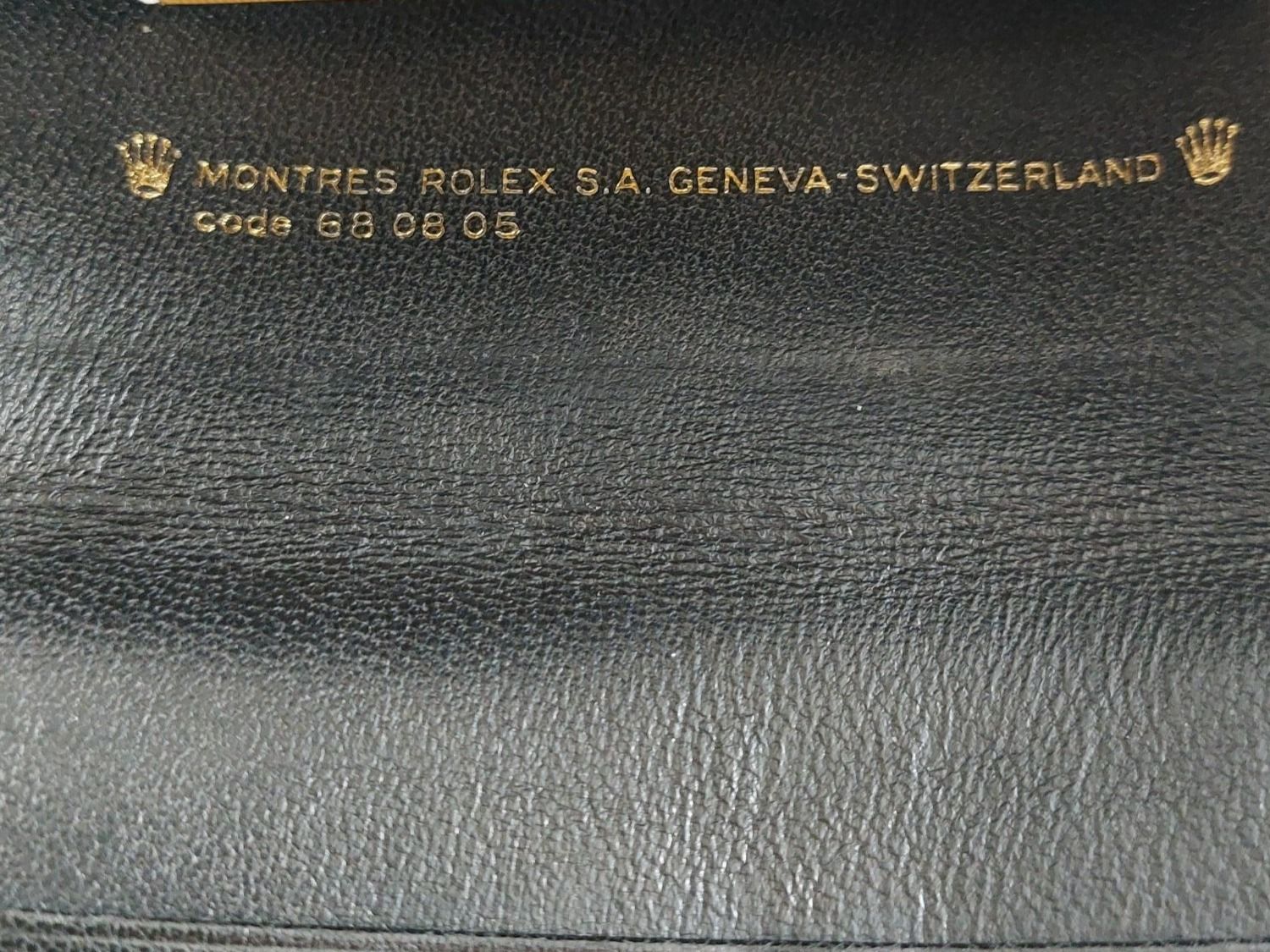 Rolex Uhren: Rolex Garantie Kartenhalter code 68 08 05 schwarz – Gebraucht aus St. Gallen von shatcy 3