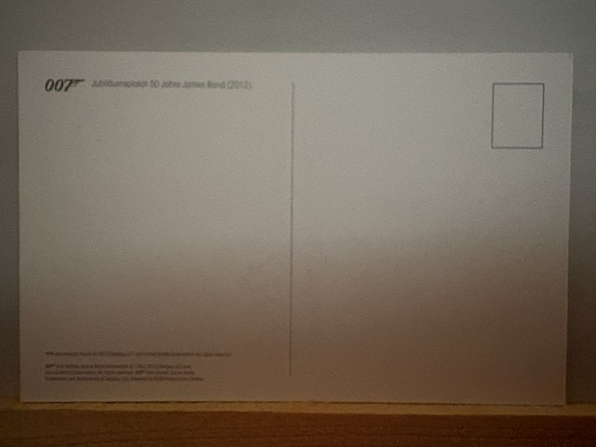 Cartoline postali: AK 50 Jahre 007 James Bond / 2012 – Nuovo (secondo la descrizione) da Rümlang venduto da Kartenpost1 1
