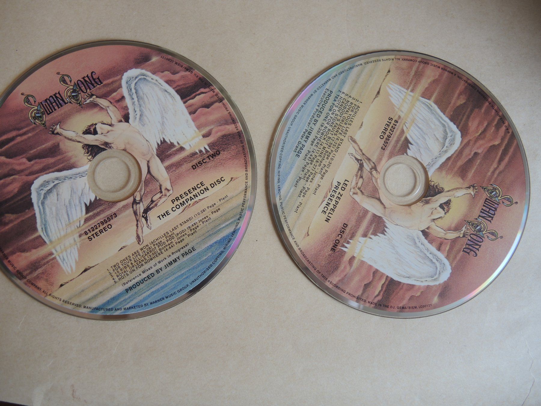 CD: Doppel CD LED ZEPPELIN Presence mit Booklet – Usato da Rorschach venduto da maeck8 3