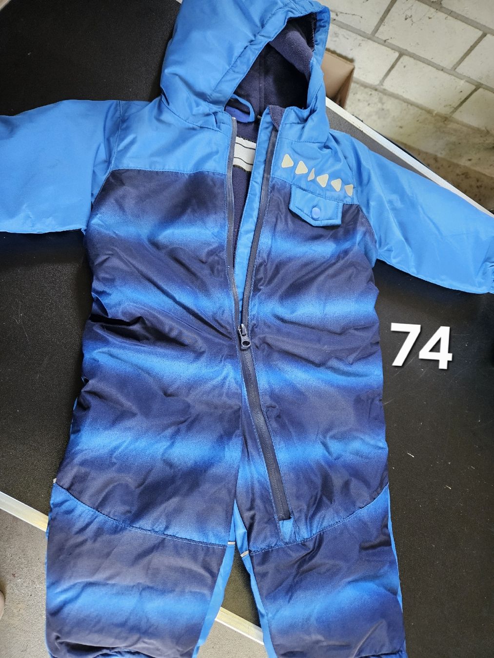 Completi: Kinder Skianzug blau Grösse 74  – Usato da Bibern SO venduto da speikyta23