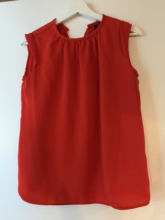 Rotes Mango Top, Gr. XS, Neuwertig!