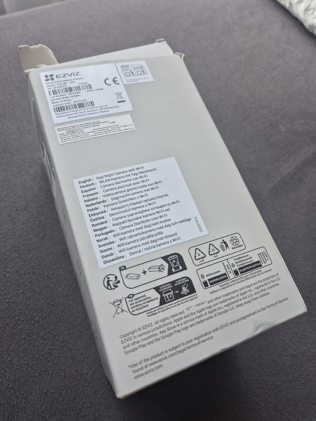 Videocamere: EZVIZ CB3 Smart Home Battery Camera Neu – Nuovo e nell'imballaggio originale da Ruswil venduto da Swissflip 2