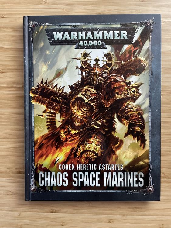 Warhammer 40k CODEX HERETIC ASTARTES CHAOS SPACE MARINES (Gebraucht) in ...