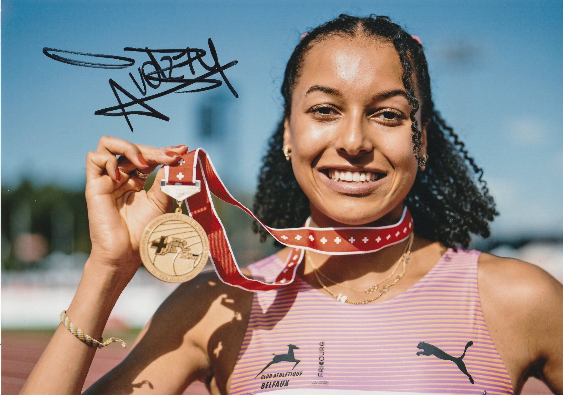 Autographes: Audrey Werro / Originalautogramm – D'occasion à Schwyz par racingautographs