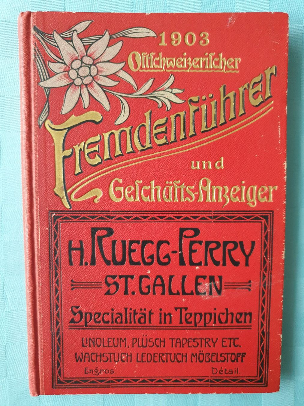 Libri: Antikes Buch Ostschweizerischer Fremdenführer 1903 – Usato da Mörschwil venduto da spirspi