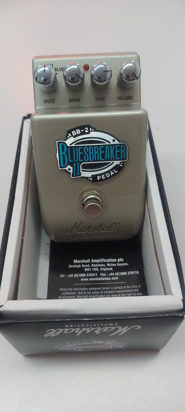 Marshall Strumenti musicali: Marshall BB-2 Bluesbreak Overdrive/Boost-Pedal , neuwertig – Nuovo (secondo la descrizione) da Glattbrugg venduto da Swissmusik