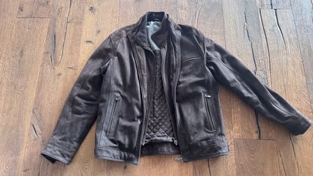 Hochwertige Lederjacke Dunkelbraun Gr. M Mise au Green