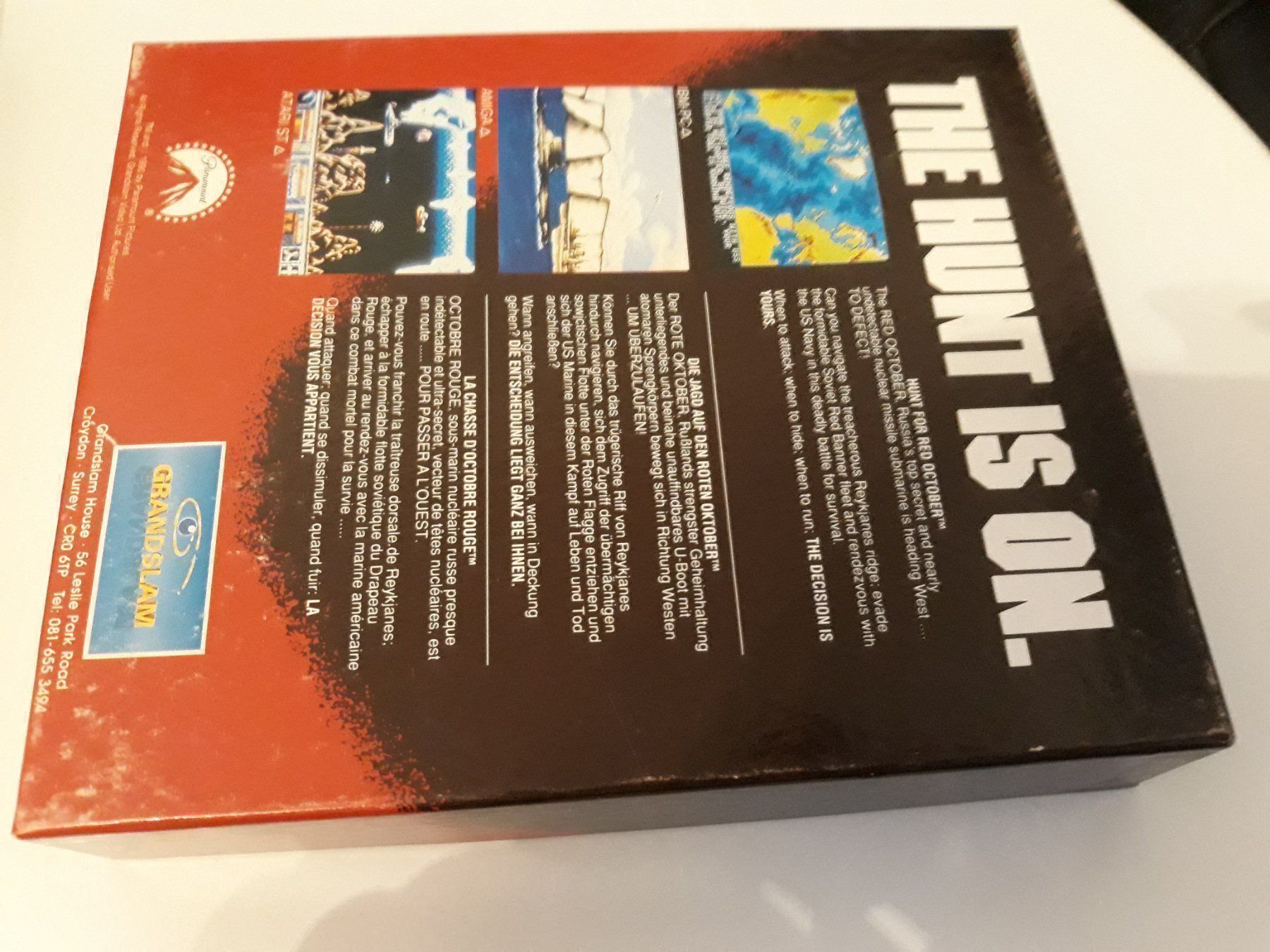 Giochi: The Hunt for Red October Atari ST 1040 – Usato da Aarau venduto da Kaesekuchen2000 5