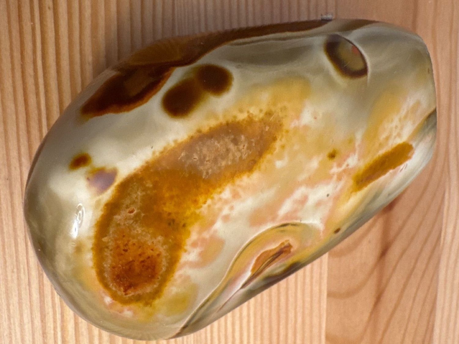 Mineralien & Heilsteine: Polychromer Jaspis-Stein geschliffen tolle Farbenkombination – Neu (gemäss Beschreibung) aus Zürich von Tarafo5 2