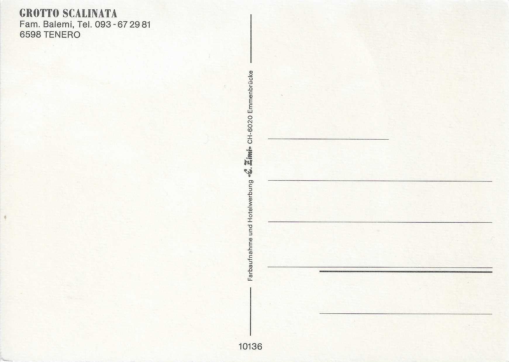 Cartoline postali: Grotto Scalinata Tenero TI – Nuovo (secondo la descrizione) da Rothrist venduto da Stranglehold 1
