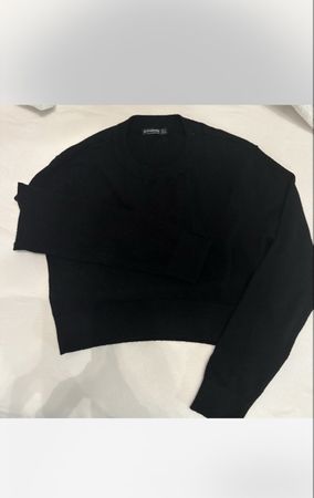 Schwarzer Strickpullover von Stradivarius, Grösse S