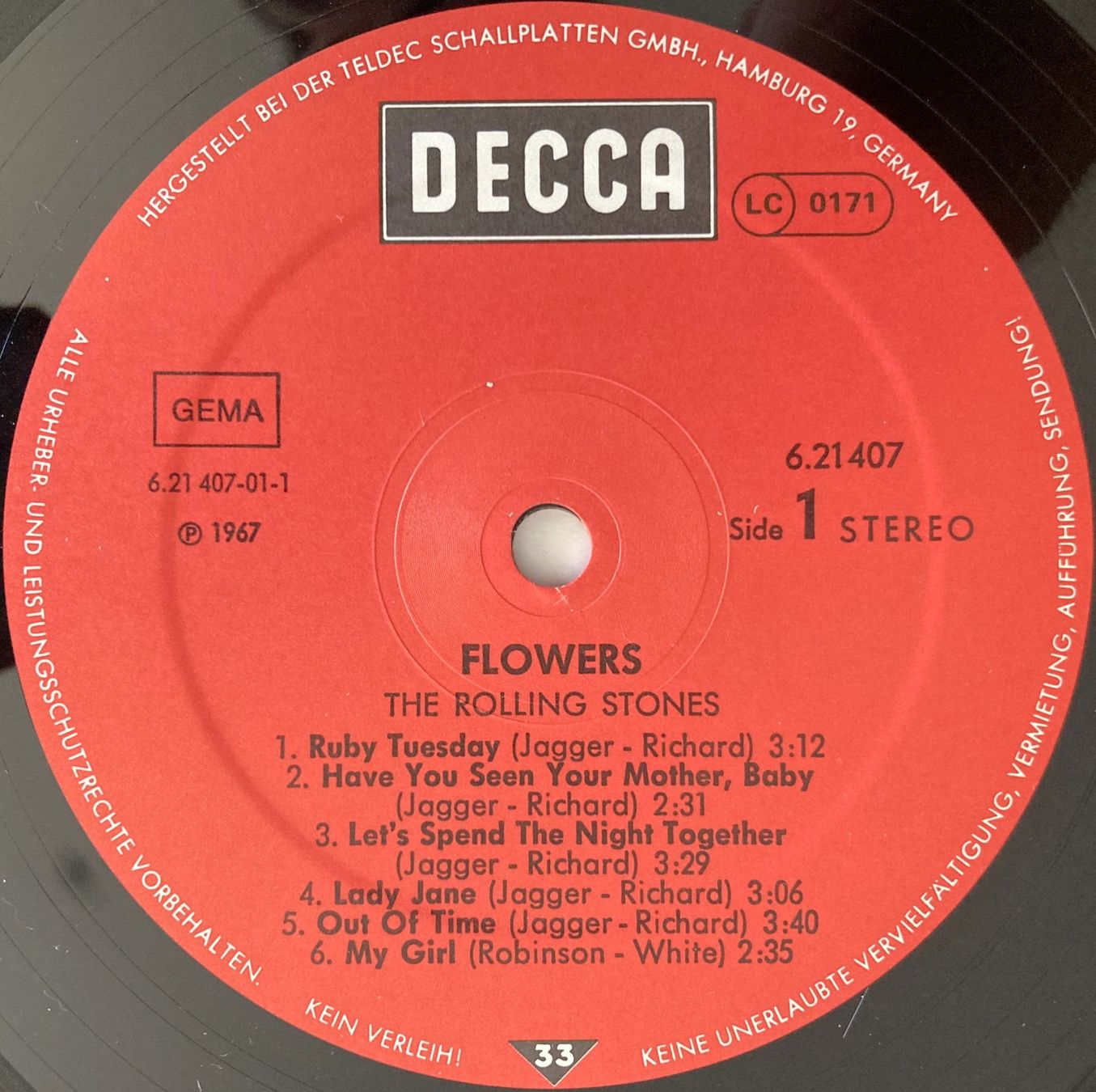 Dischi in vinile: ROLLING STONES - FLOWERS – Usato da Bottens venduto da hotter-than-hell 3