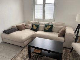 Pfister BRINDISI Ecksofa mit Longchair  Beige  NP 1'299.