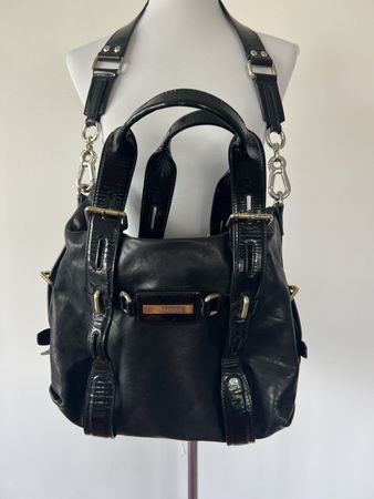 Dsquared2 Ledertasche, schwarz. Top Zustand! Herbst-Look!