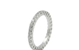 Alliance Ring 1.05ct in 14K Weissgold Grösse 51 *S3845