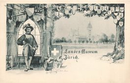 Zürich ZH Landesmuseum Schweizerisches Nationalmuseum Litho