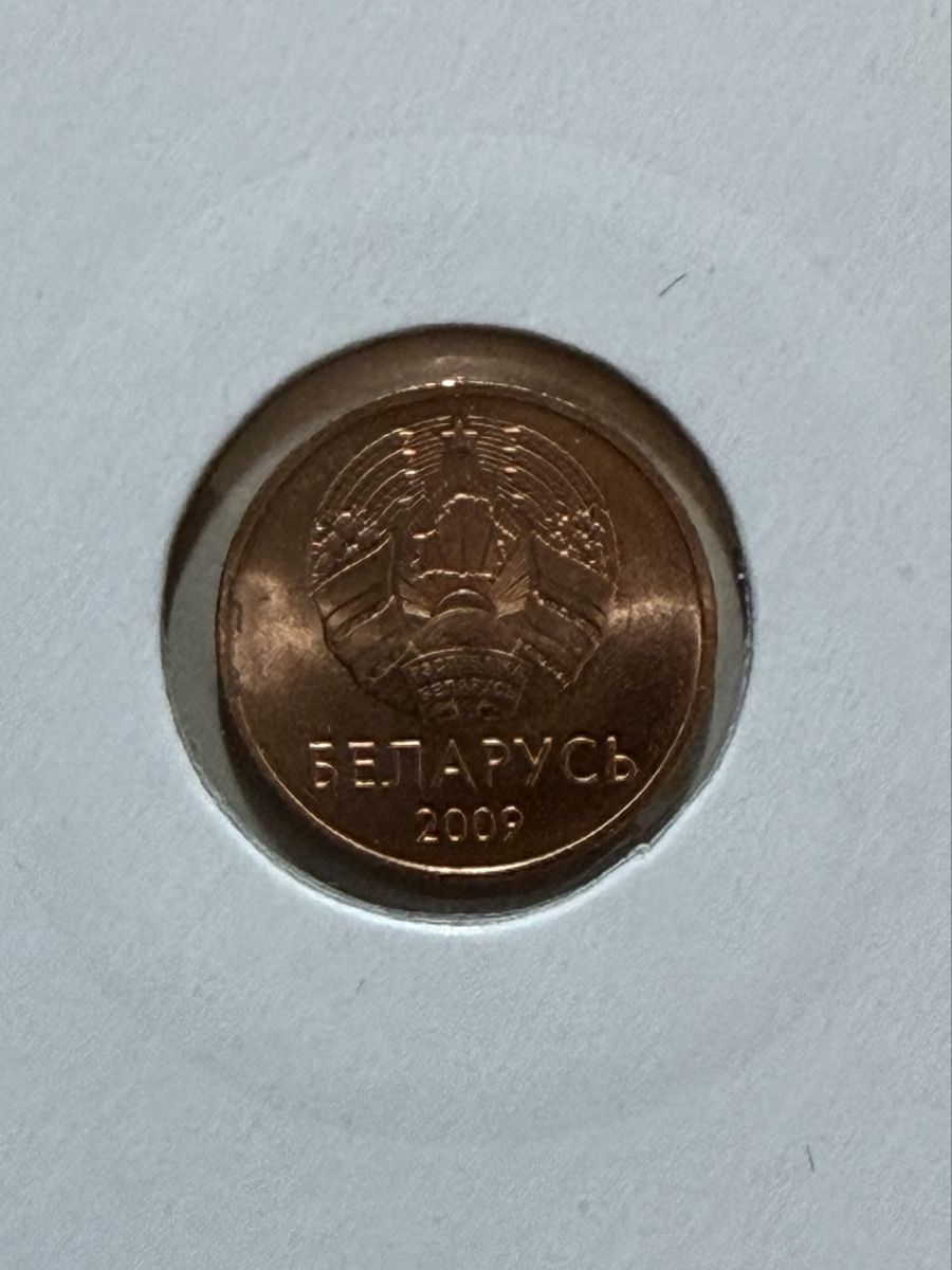 Tutti le monete: Biélorussie - 1 centime - 2009 – Usato da Payerne venduto da Mike1682 1