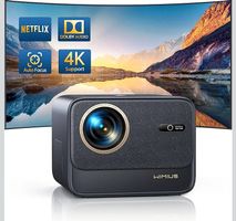 WiMiUS P64 Native 1080P Smart Beamer mit Stativ