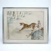 ZHANG SHANZI (1882-1940) Peinture d'art ancienne chinoise