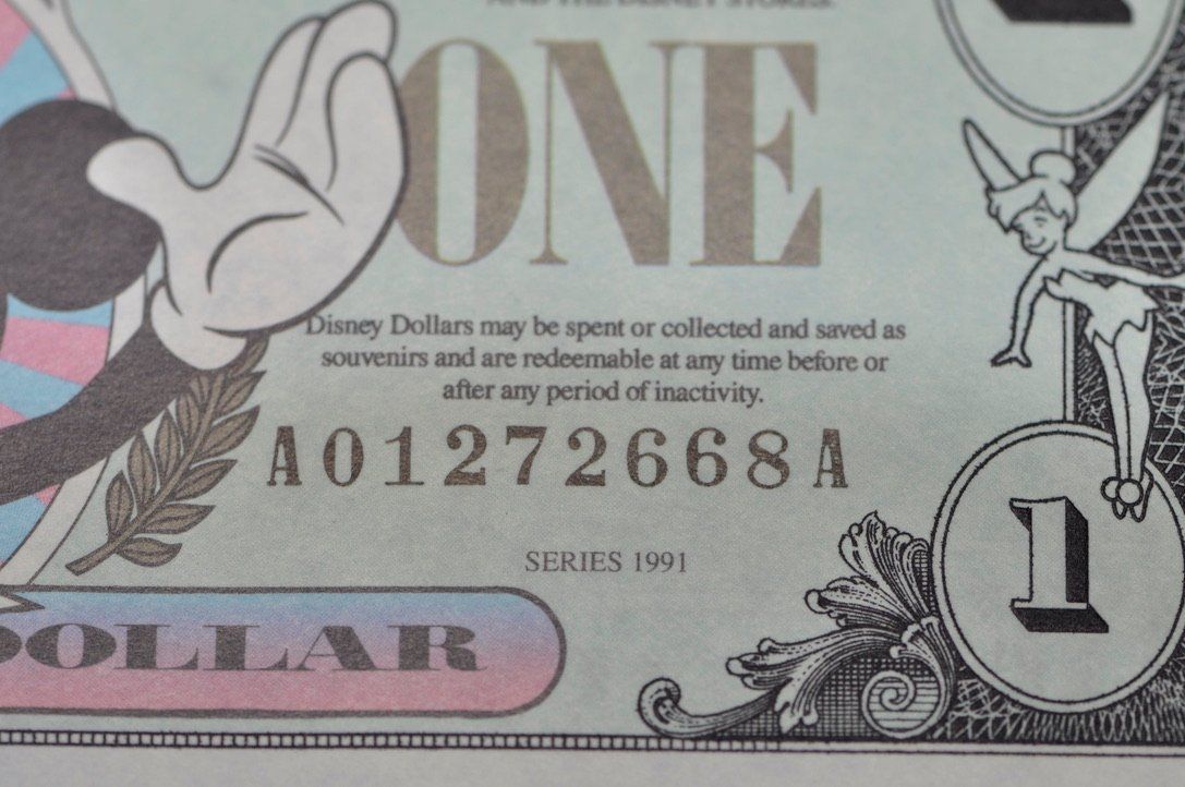 Banconote: Disney Dollar 1991 – Nuovo e nell'imballaggio originale da Niederscherli venduto da lama8567 3