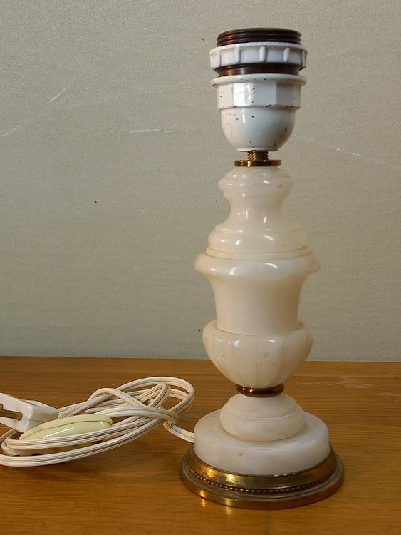 Lampe Ronde Tournée En Aluminium Brillant - 100 Cm De Haut - LED Intégrée Chaude - Neuf