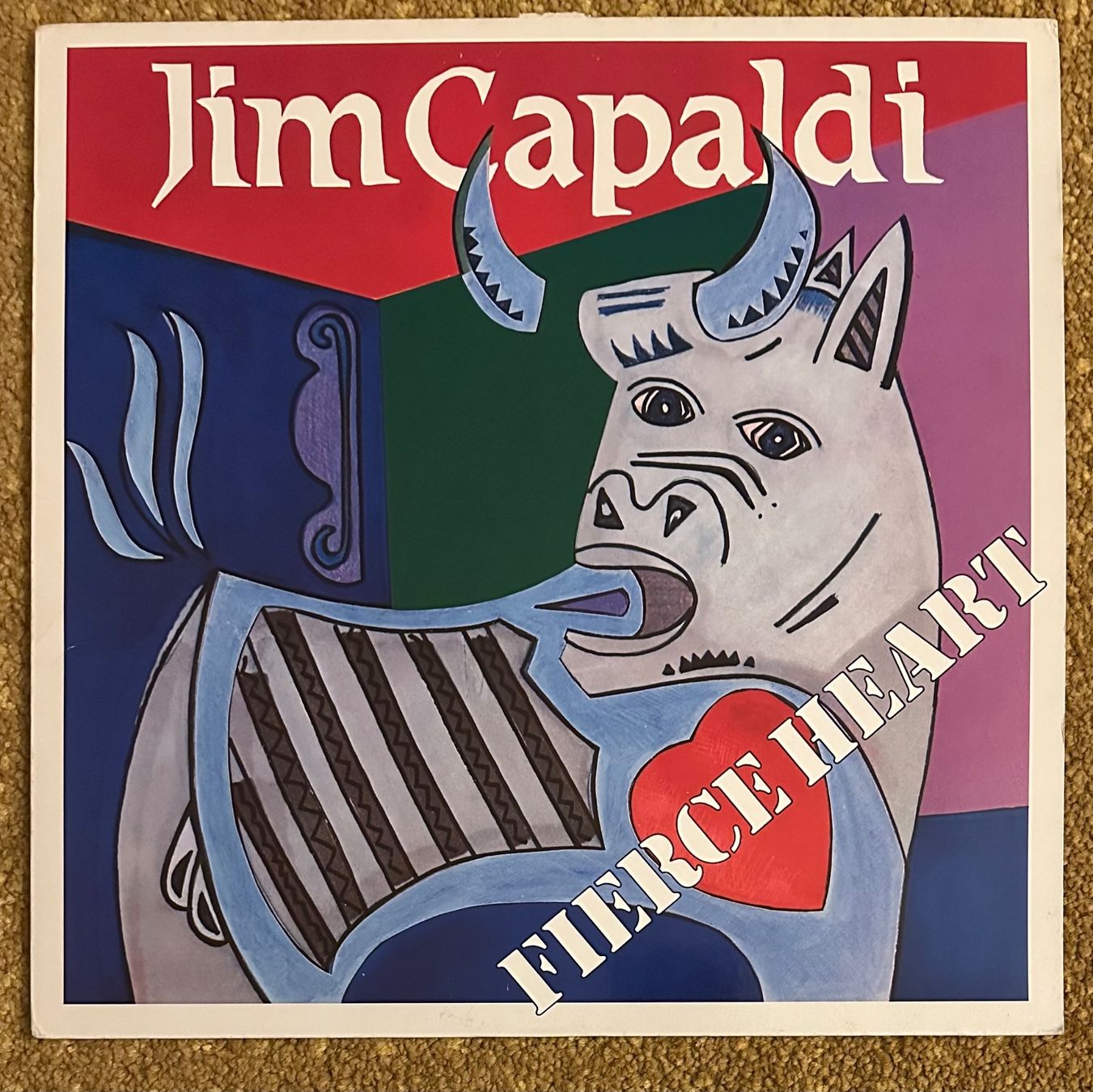 Dischi in vinile: LP - Jim Capaldi - Fierce Heart – Usato da Breganzona venduto da Onairda75