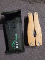 Multitool HEV Schweiz mit Holzgriff und Etui neuwertig
