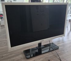 Samsung Fernseher weiss mit Standfuss