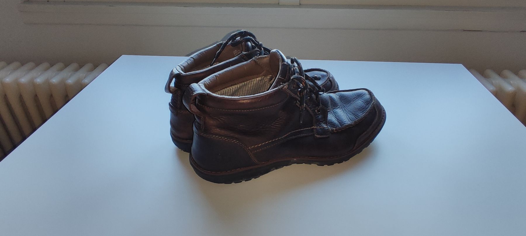 Timberland Scarpe da uomo: Timberland Leather Boots - Size 10.5 US - 44.5 EU – Usato da Kilchberg ZH venduto da henser 2