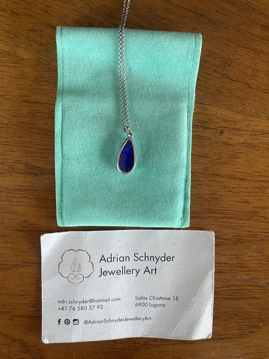 Catenine: Collana d’argento con ciondolo – Usato da Melide venduto da jul_2q6m 1