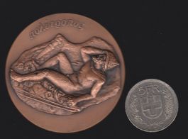 Medaille  -  Odysseus - Bronce-Medaille von 1969