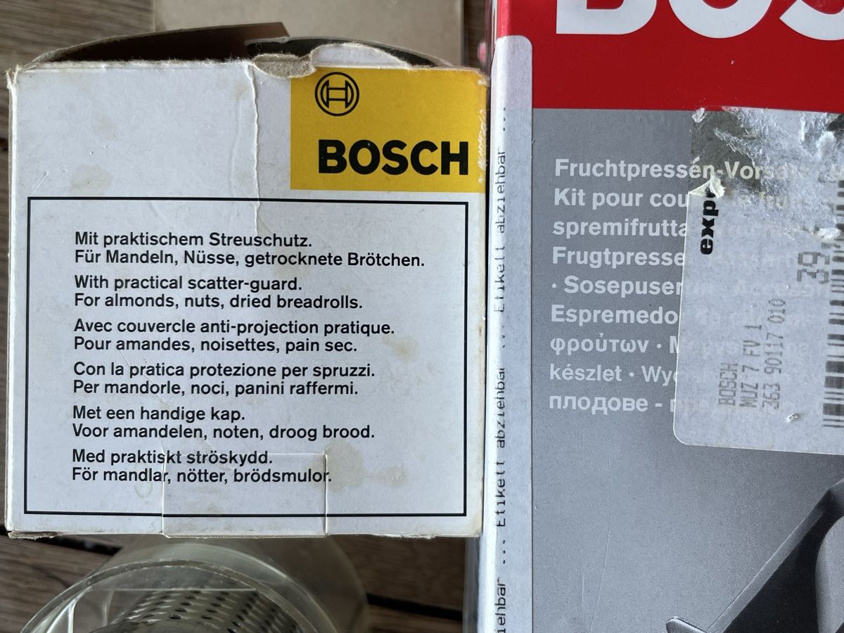 Bosch Elettrodomestici da cucina: BOSCH  -neuzeit- UniversalKüchenmaschine – Usato da Bern venduto da rit_d25b 4