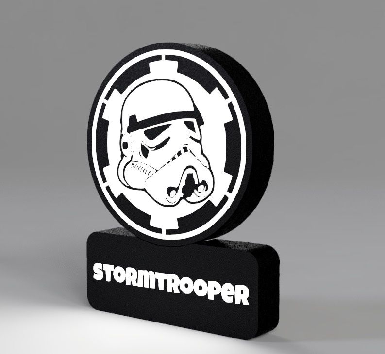 Lampade: Lightbox lumière led STORMTROOPER STARWARS – Nuovo (secondo la descrizione) da Vicques venduto da PAMB3D 1