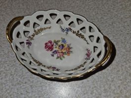 Hübsches kleines PM Porzellan Schälchen oval