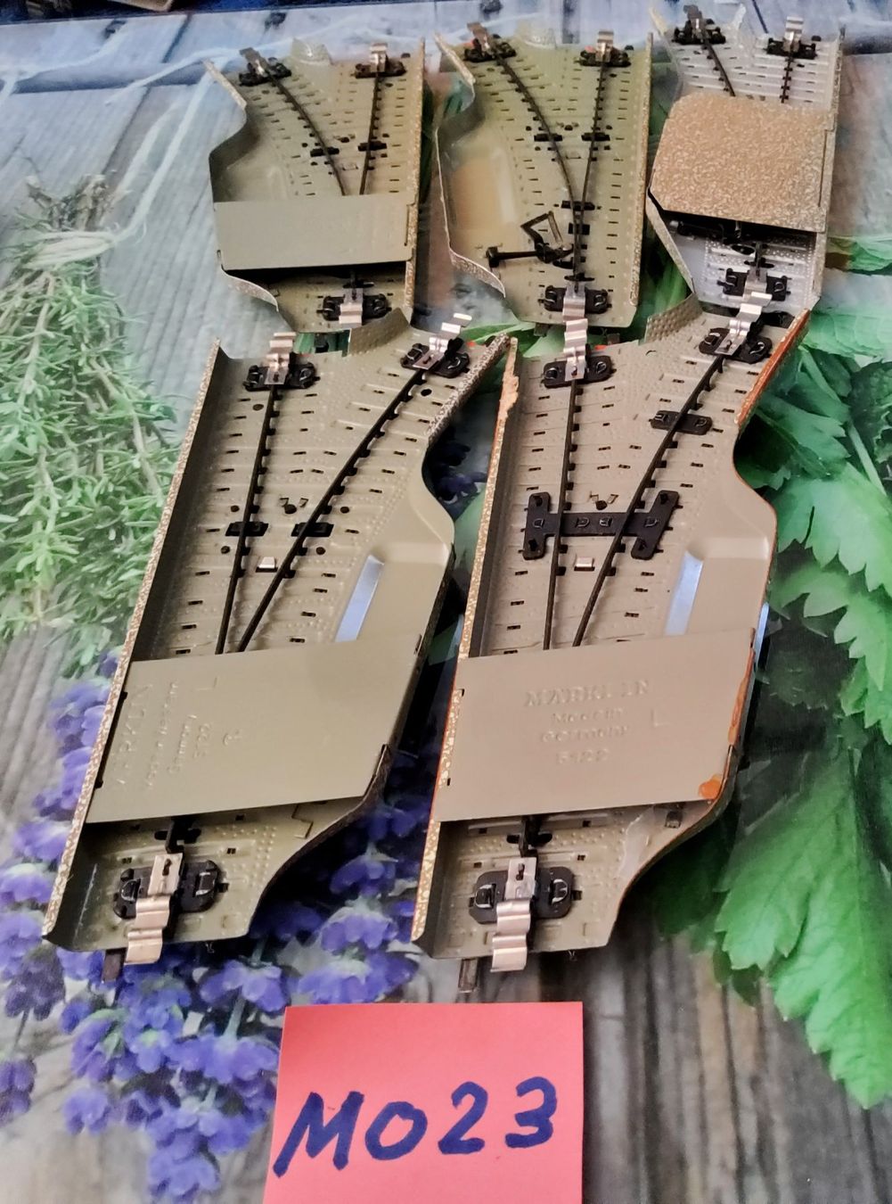 Märklin Modelleisenbahnen: 5 Marklin M-Gleise Handweichen 5122L + 5123R – Gebraucht aus Grüningen von VENOM59 1