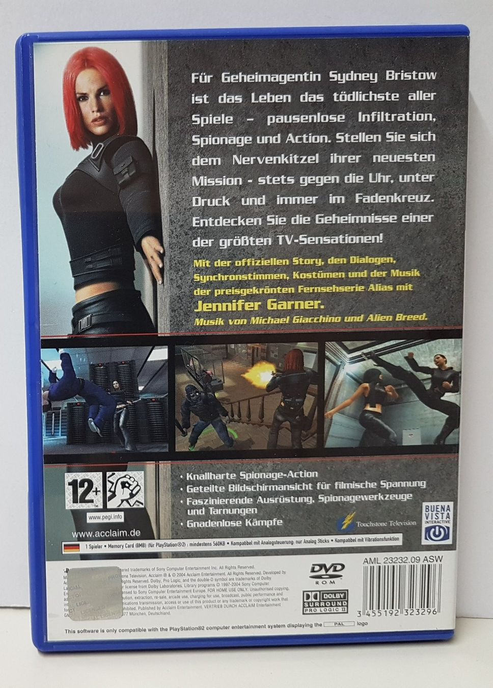Sony Giochi: Alias Geheimagentin Sydney das Tödlichste Leben  PS 2 – Usato da Schüpfheim venduto da Games_Spielkonsolen 3