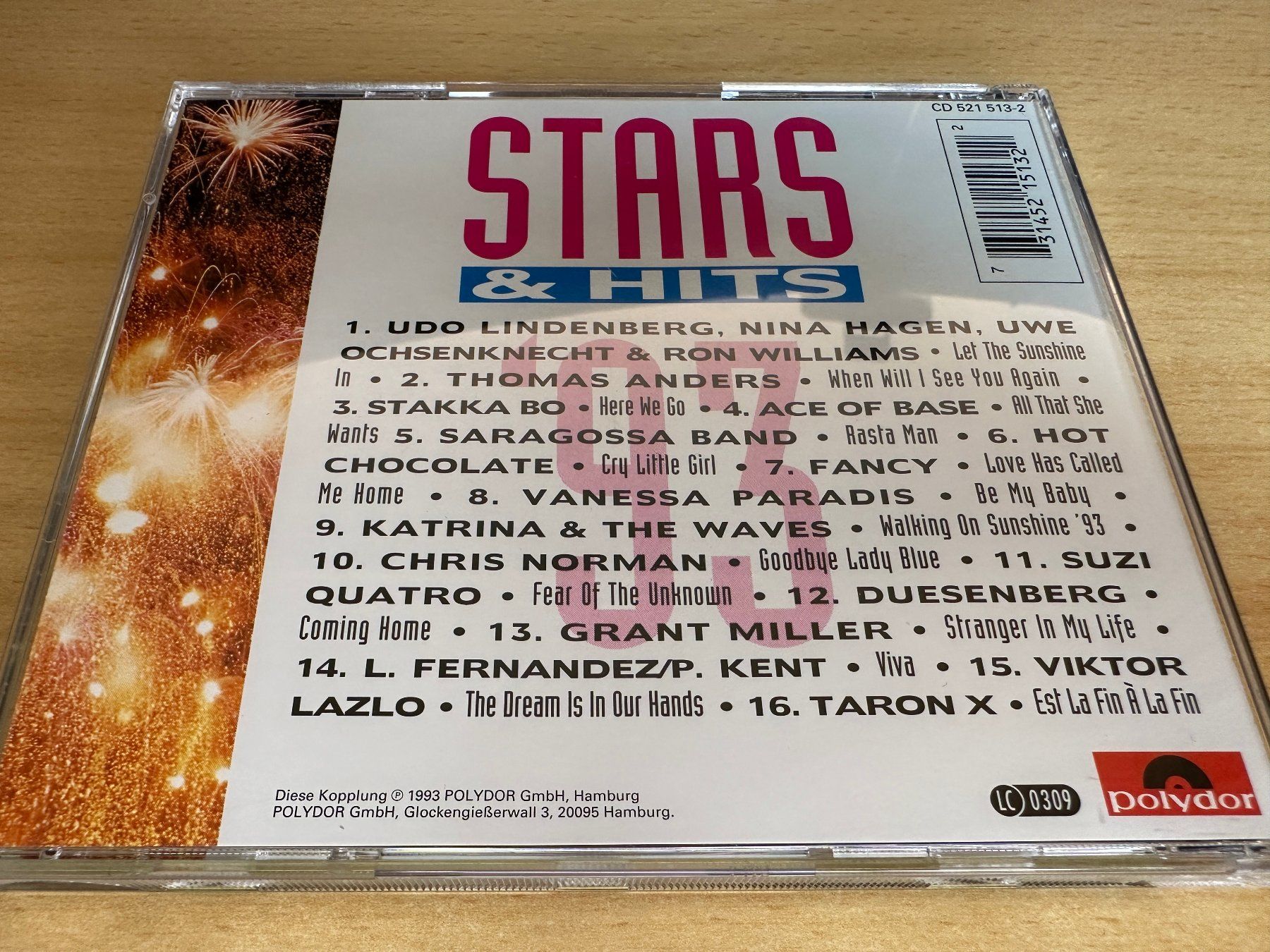CDs: Various – Stars & Hits '93 – Gebraucht aus Rikon im Tösstal von Alpenmutz 1