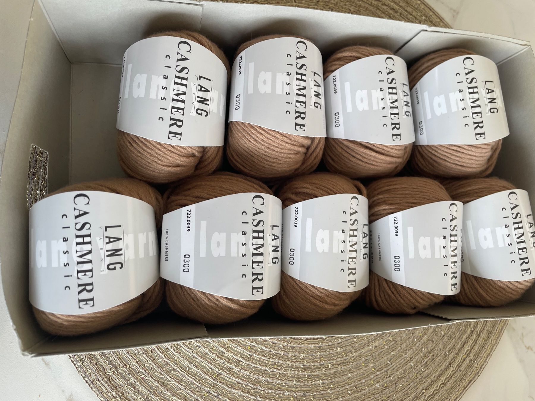 Lana: 9 Kn. Lang 100 % Cashmere – Nuovo e nell'imballaggio originale da Holziken venduto da rual54