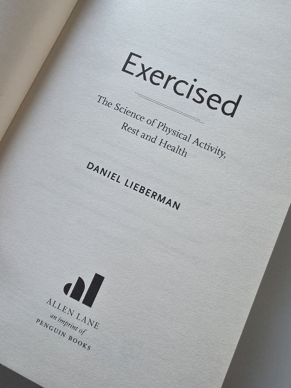 Libri: Exercised. Book in English. Author: Daniel Lieberman – Usato da Zermatt venduto da MrsMrRabbit 5