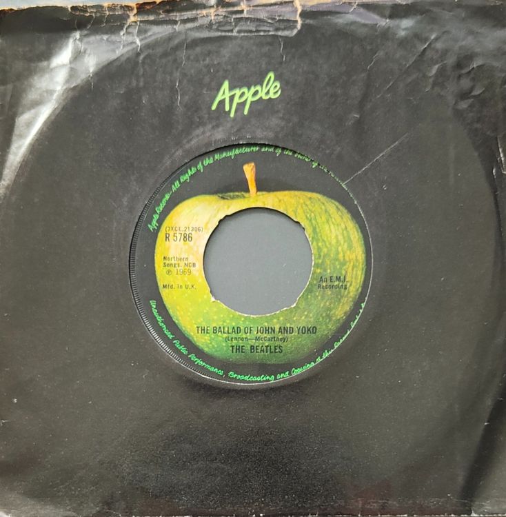 Vinyl Single Beatles The Ballad Of John And Yoko (Gebraucht) in