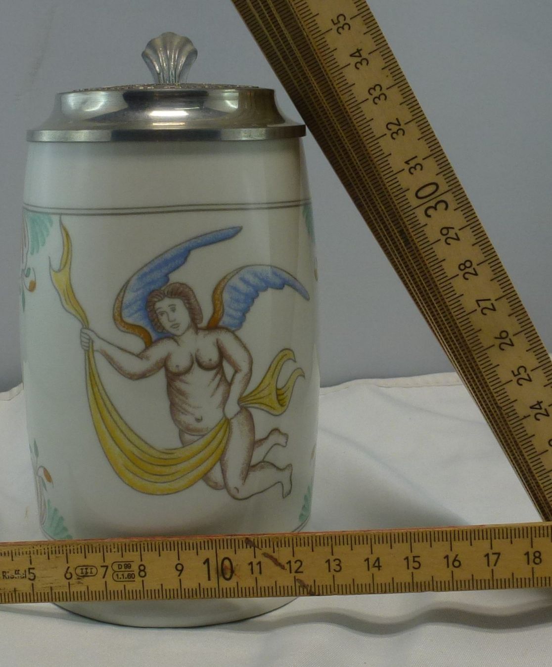 Bicchieri: Bier-Humpen Haldengut 1985 Engel – Usato da Murgenthal venduto da B.StM