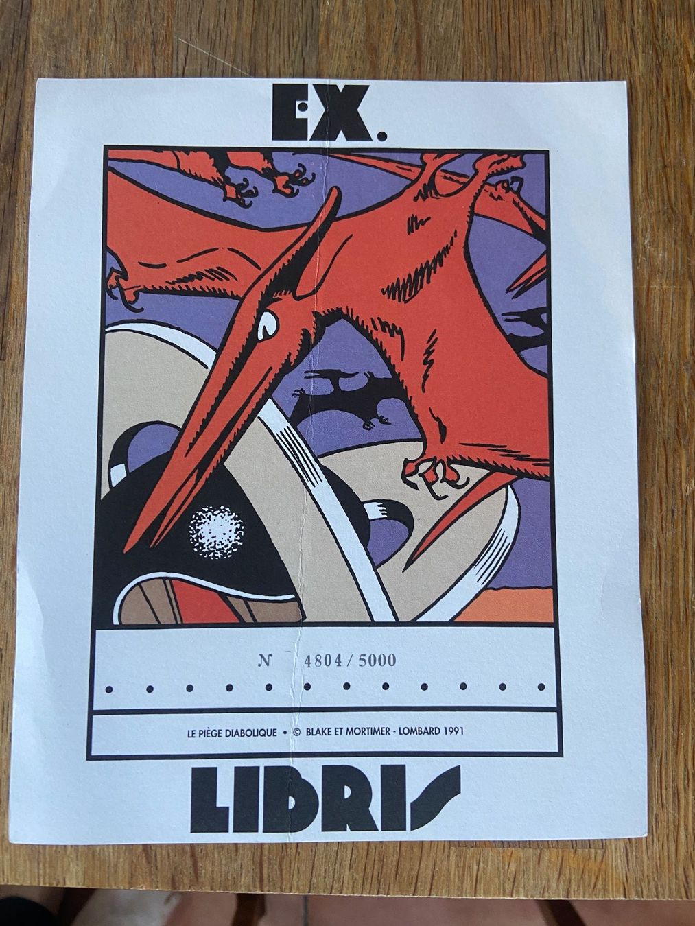 BD: Ex Libris numéroté Blake & Mortimer le piège diabolique 1991 – D'occasion à Fribourg par J334455