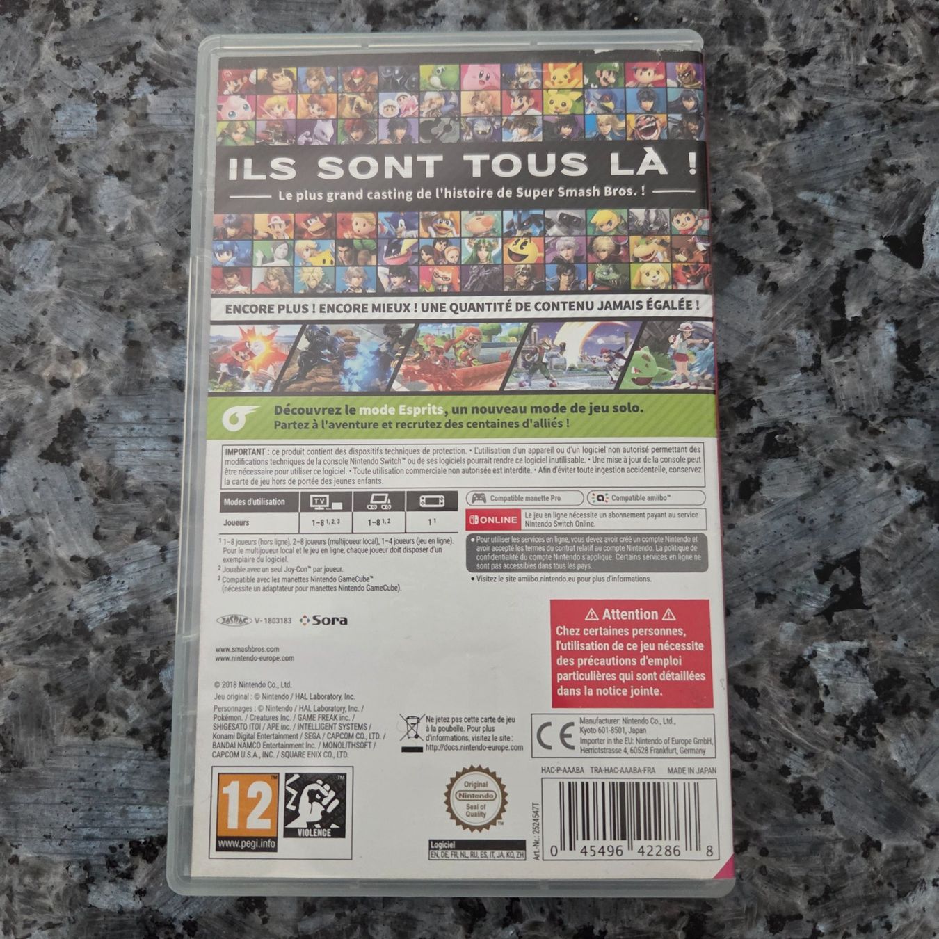 Nintendo Jeux: Super Smash Bros Ultimate - Nintendo Switch – D'occasion à Vernayaz par Lecoffreromand 1