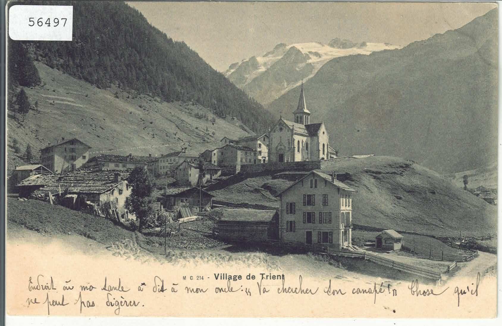 Cartoline postali: Village de Trient – Usato da Ettingen venduto da Kartenplanet